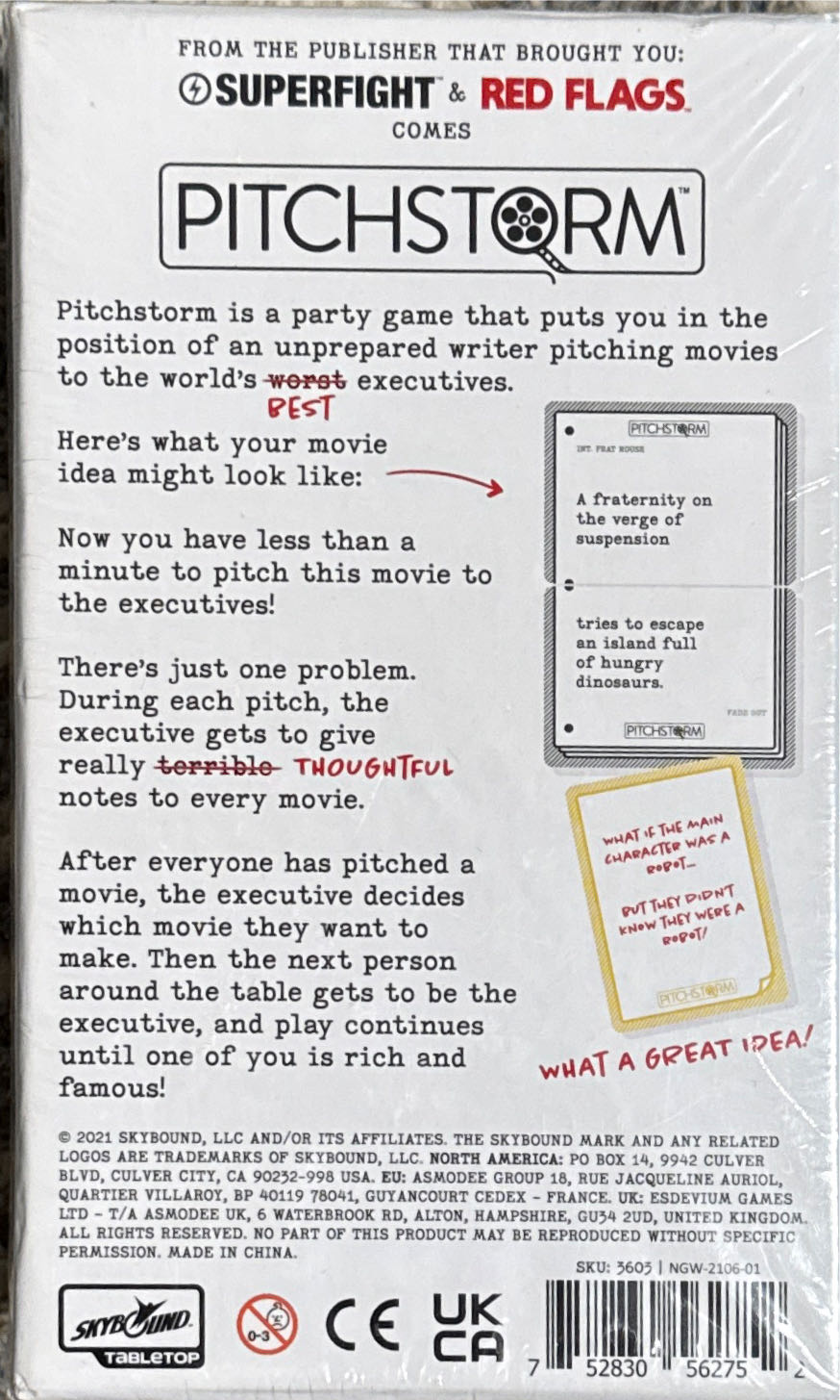 Pitchstorm  (3-12) board game collectible [Barcode 752830562752] - Main Image 2