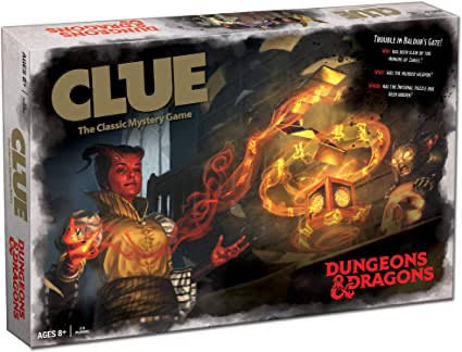 Clue Dungeons And Dragons  (2-6) board game collectible - Main Image 1