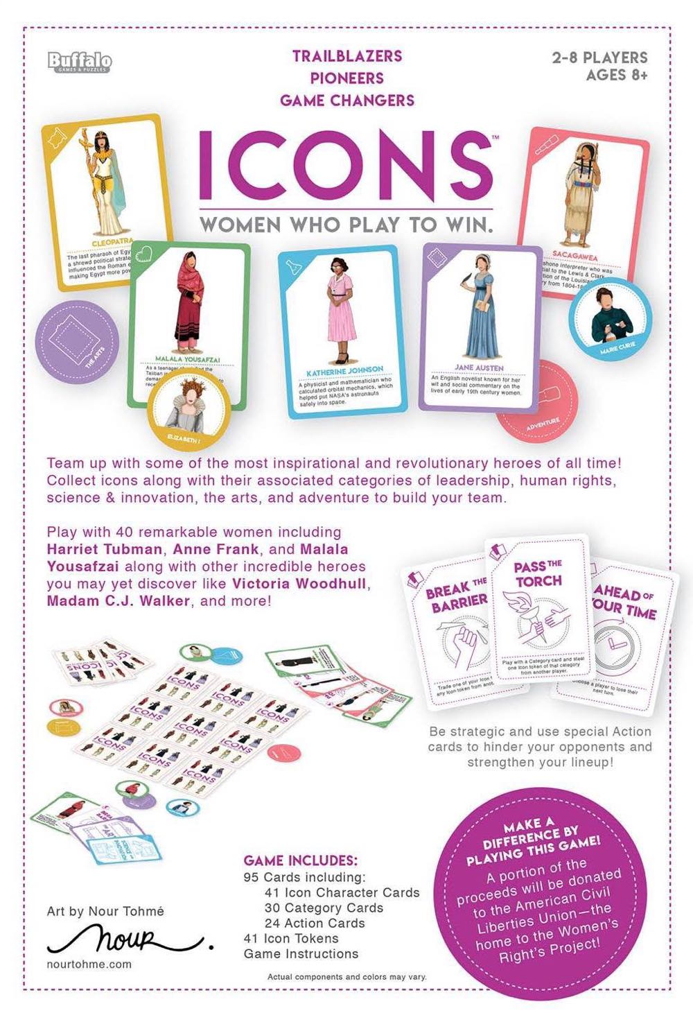 Icons  (2-8) board game collectible [Barcode 079346001484] - Main Image 2