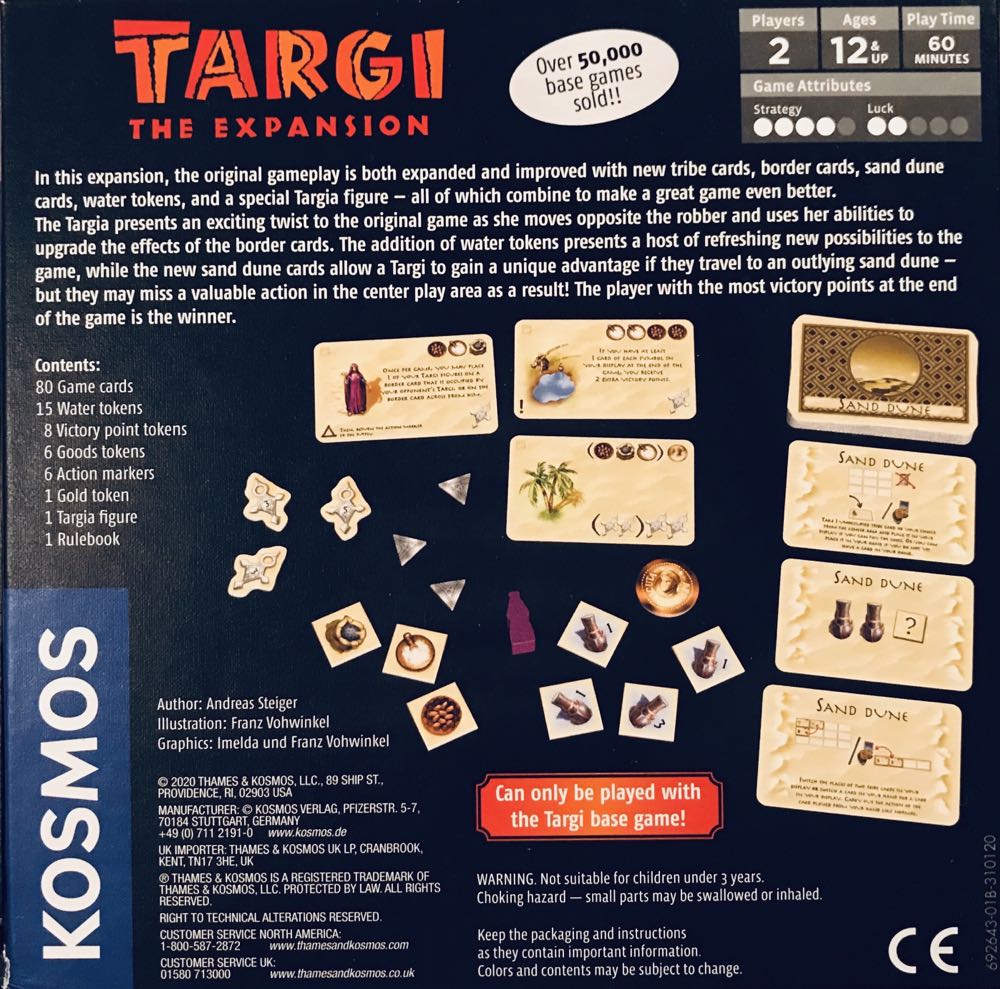 Targi: The Expansion  (2) board game collectible [Barcode 814743013612] - Main Image 2