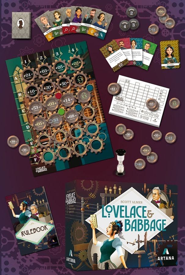 Lovelace & Babbage  (2-4) board game collectible [Barcode 700118802830] - Main Image 2