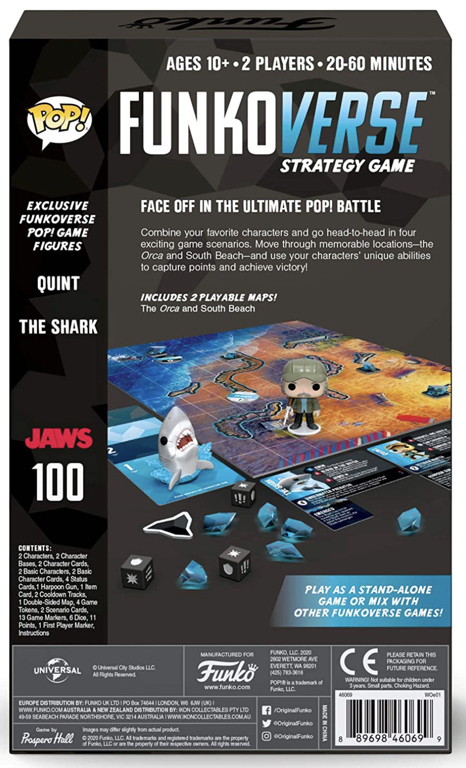 Funkoverse: Jaws 100  (2) board game collectible [Barcode 889698460699] - Main Image 2