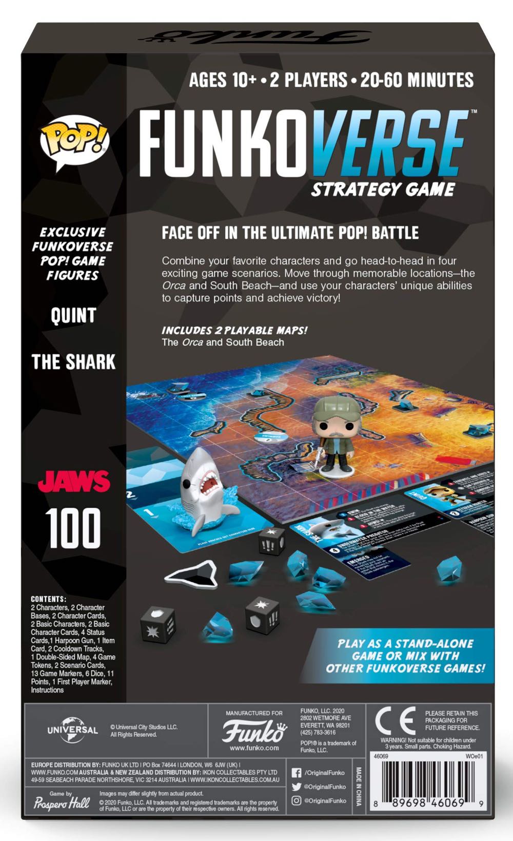 Funkoverse: Jaws 100  (2) board game collectible [Barcode 889698460699] - Main Image 4