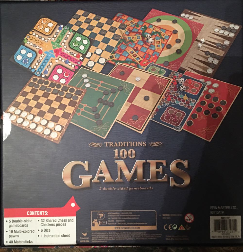Traditions: 100 Games  (2+) board game collectible - Main Image 2