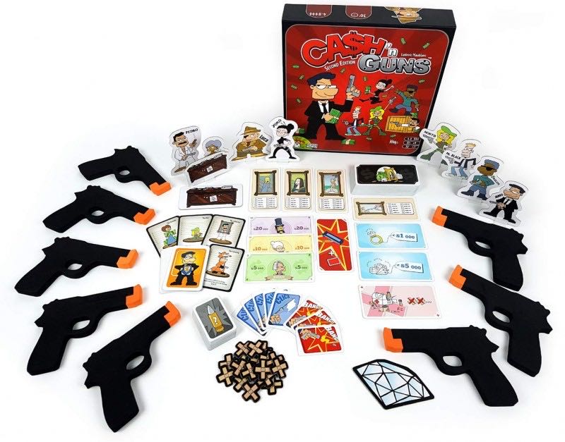 Ca$h ‘n Guns (Second Edition)  (4-8) board game collectible [Barcode 5425016922736] - Main Image 3