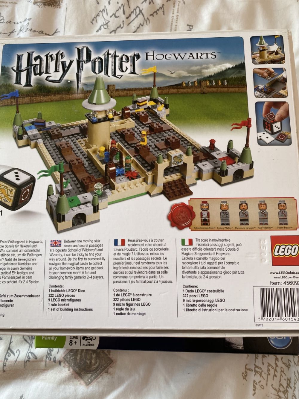 Harry Potter: Hogwarts  (2-4) board game collectible [Barcode 5702014601543] - Main Image 2