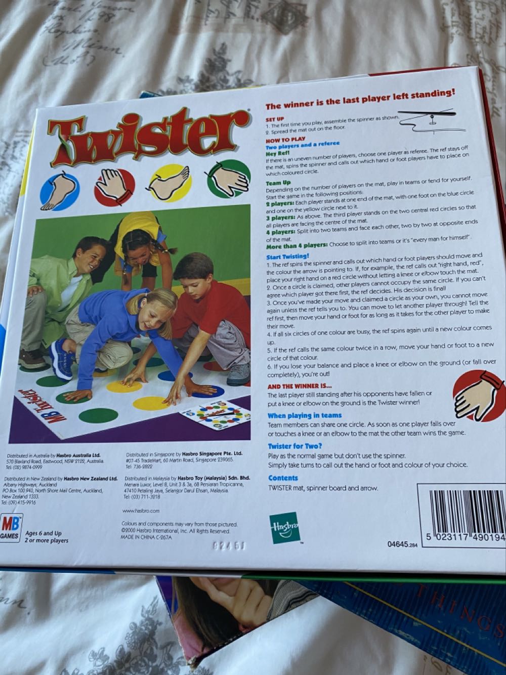Twister  (2+) board game collectible [Barcode 5023117490194] - Main Image 2