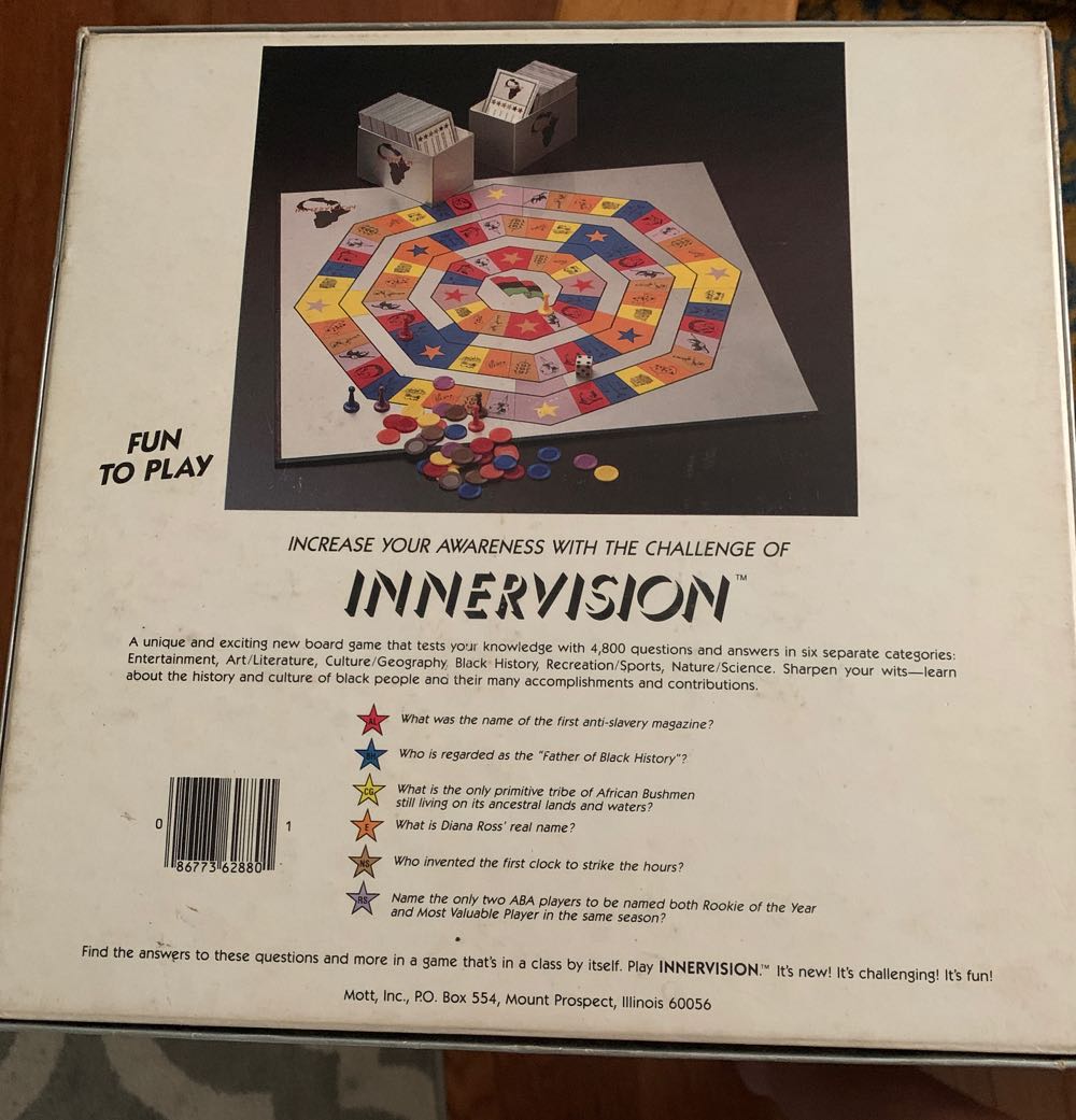 Innervision  (2-24) board game collectible [Barcode 086773628801] - Main Image 2