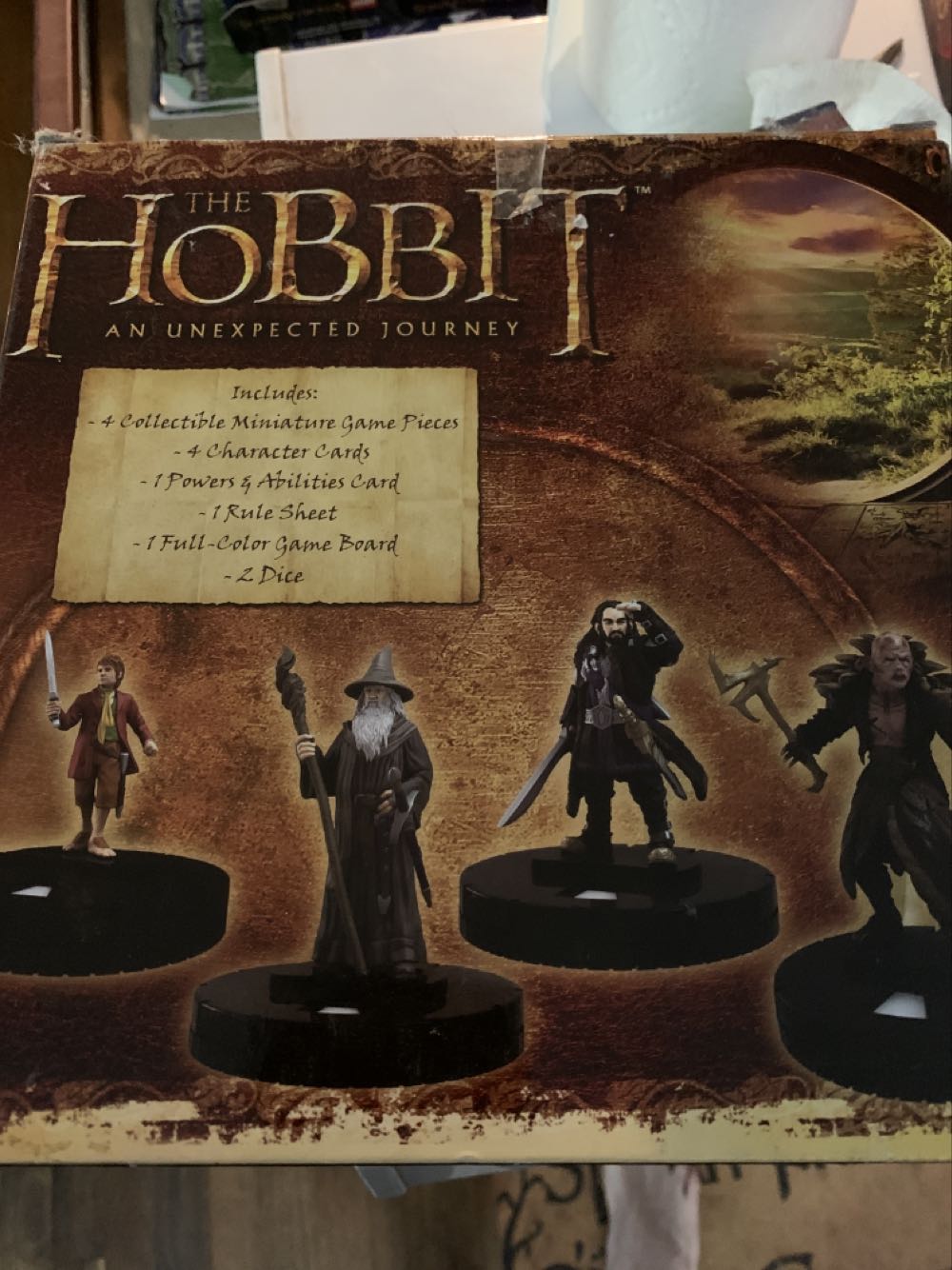 Hobbit An Unexpected Journey 4 Figure Mini Game, The  board game collectible [Barcode 634482707326] - Main Image 2