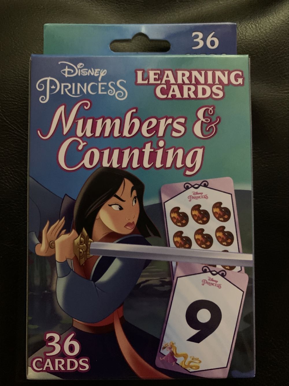 Numbers & Counting Flash Cards: Disney Princess  (1+) board game collectible [Barcode 805219010372] - Main Image 1