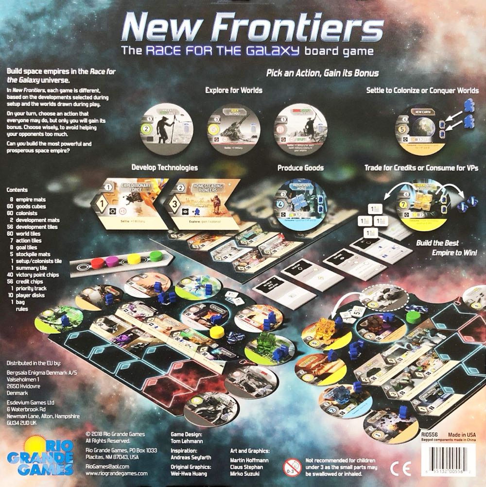 New Frontiers  (2-5) board game collectible [Barcode 655132005562] - Main Image 2