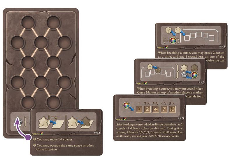 Mystery of the Temples: Crystal Promo Pack (2-4) board game collectible - Main Image 2