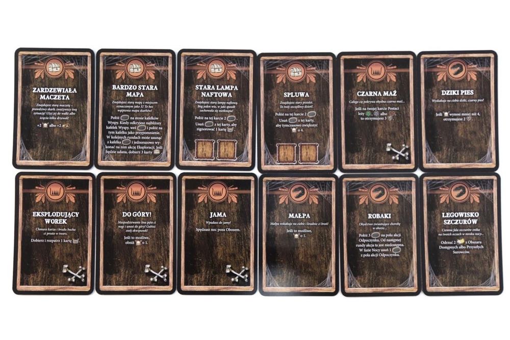 Robinson Crusoe: Adventures on the Cursed Island - Mystery Cards 1  (1-4) board game collectible - Main Image 2