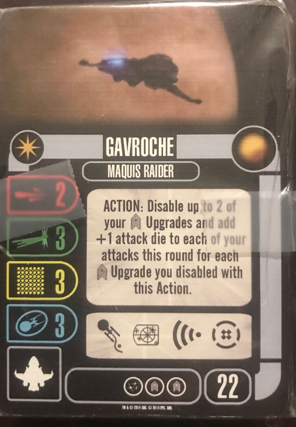 Star Trek Attack Wing Gavroche  board game collectible - Main Image 2