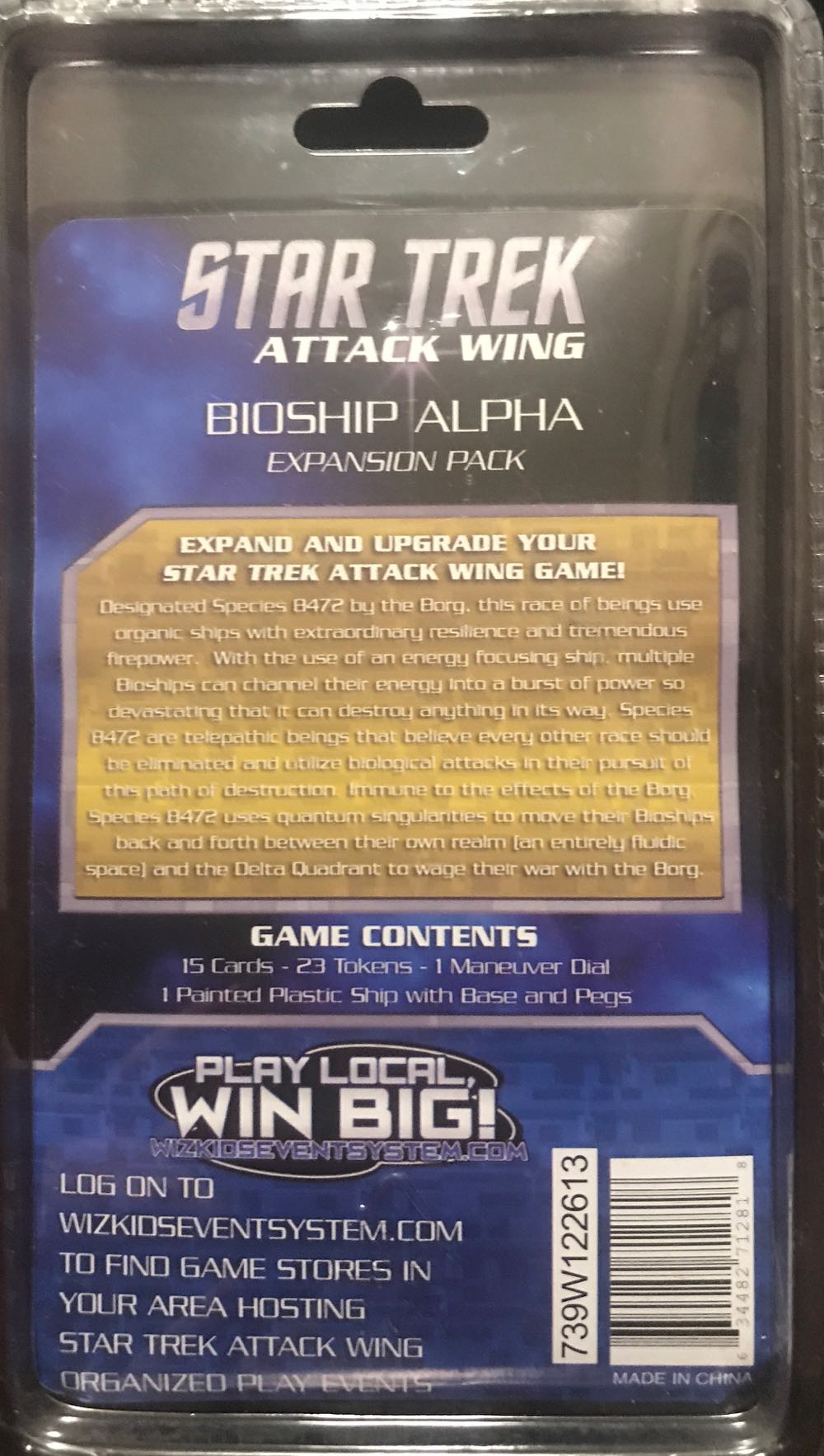 Star Trek Attack Wing Bioship Alpha  board game collectible [Barcode 634482712818] - Main Image 2