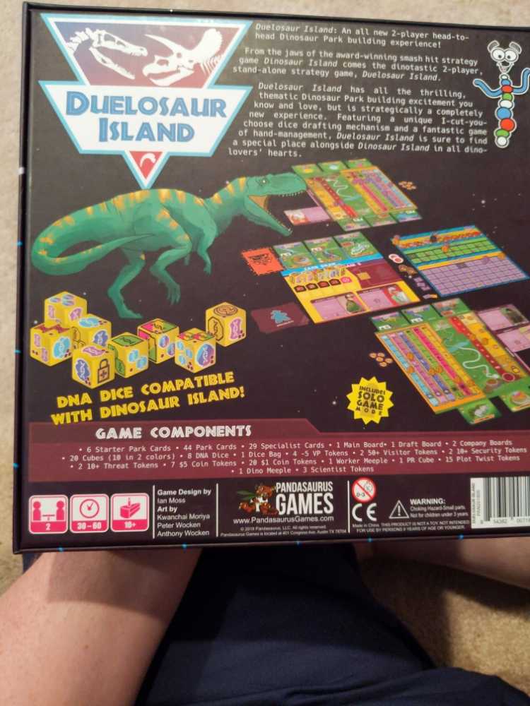 Duelosaur Island  (2) board game collectible [Barcode 854382007191] - Main Image 2