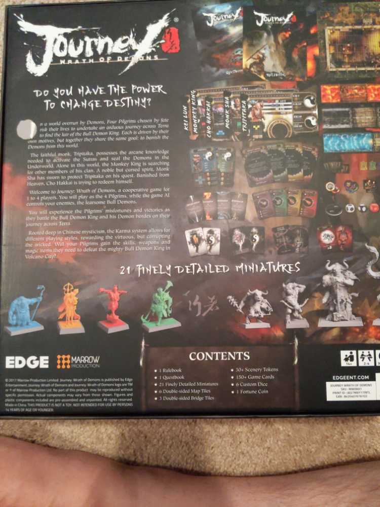 Journey: Wrath of Demons  (2-4) board game collectible [Barcode 8435407616103] - Main Image 2