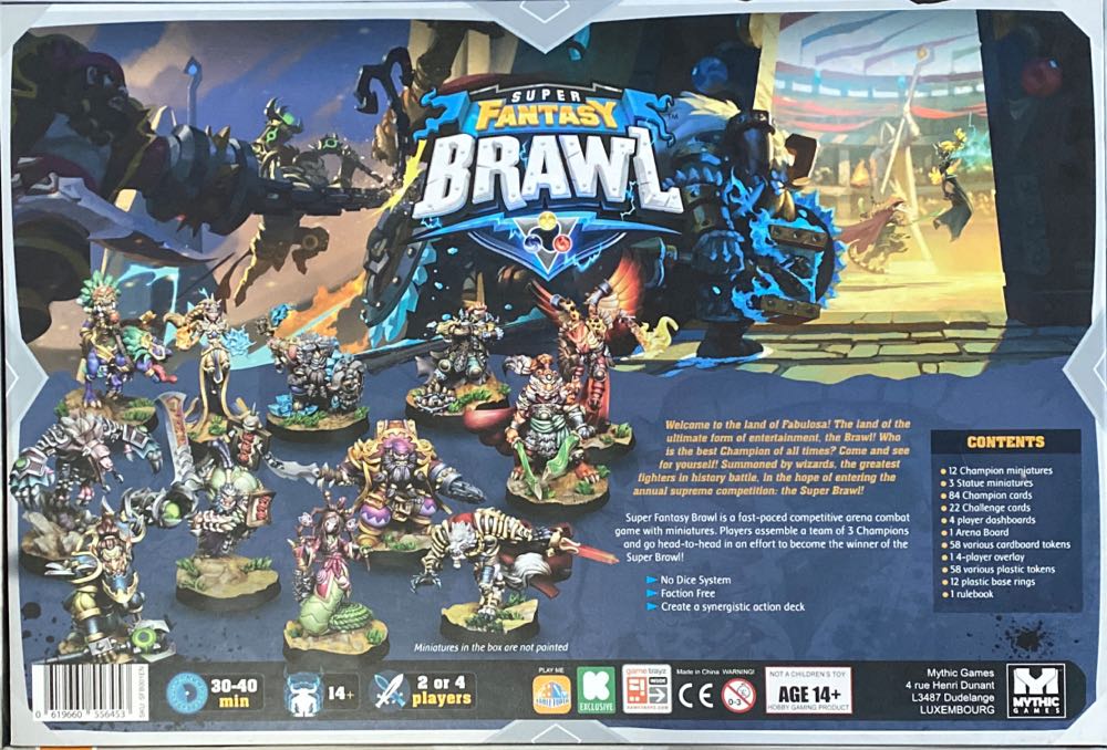 Super Fantasy Brawl  (2 or 4) board game collectible [Barcode 619660556453] - Main Image 2