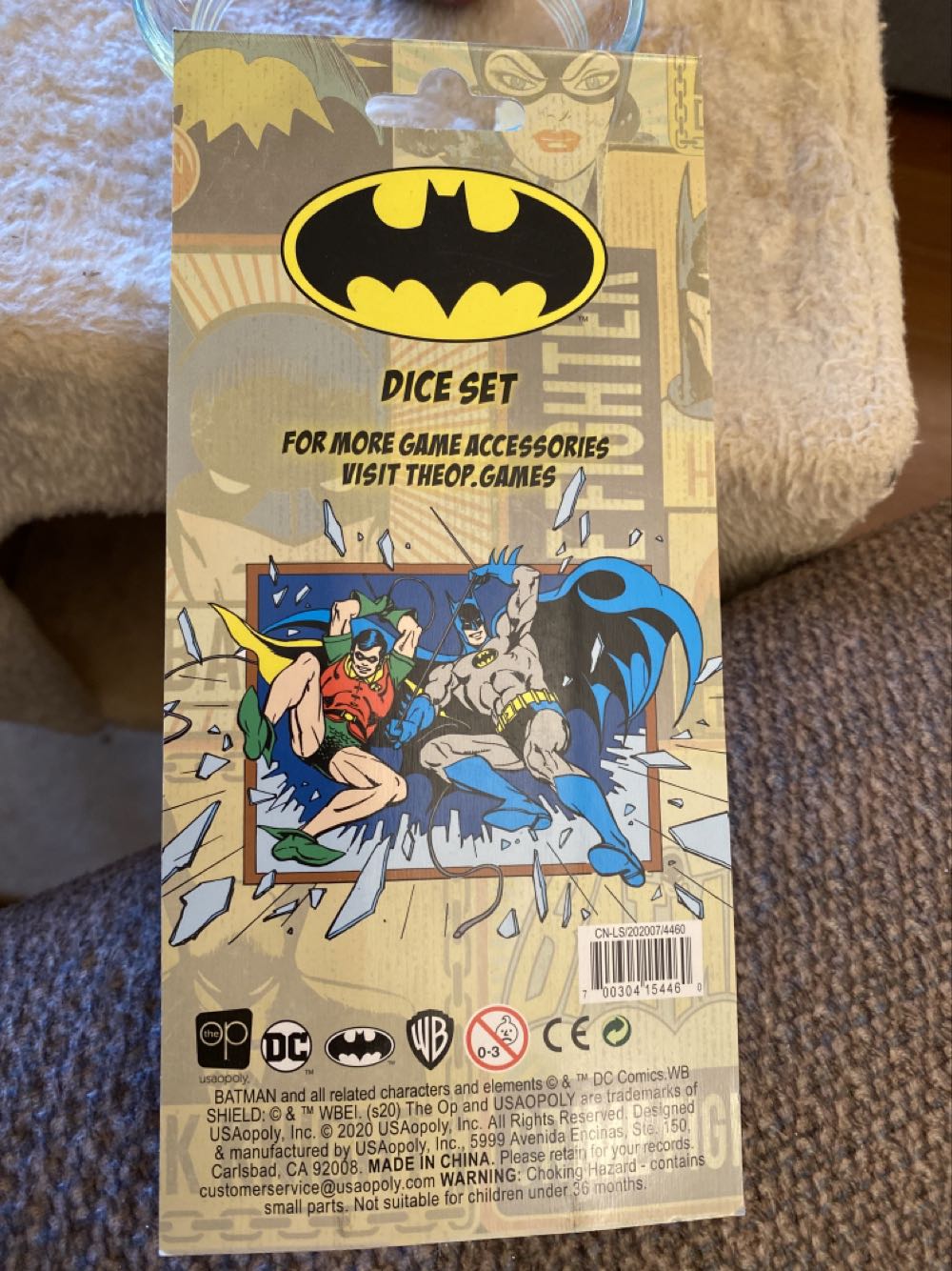 Dice Set (DC Comics)  board game collectible [Barcode 700304154460] - Main Image 2