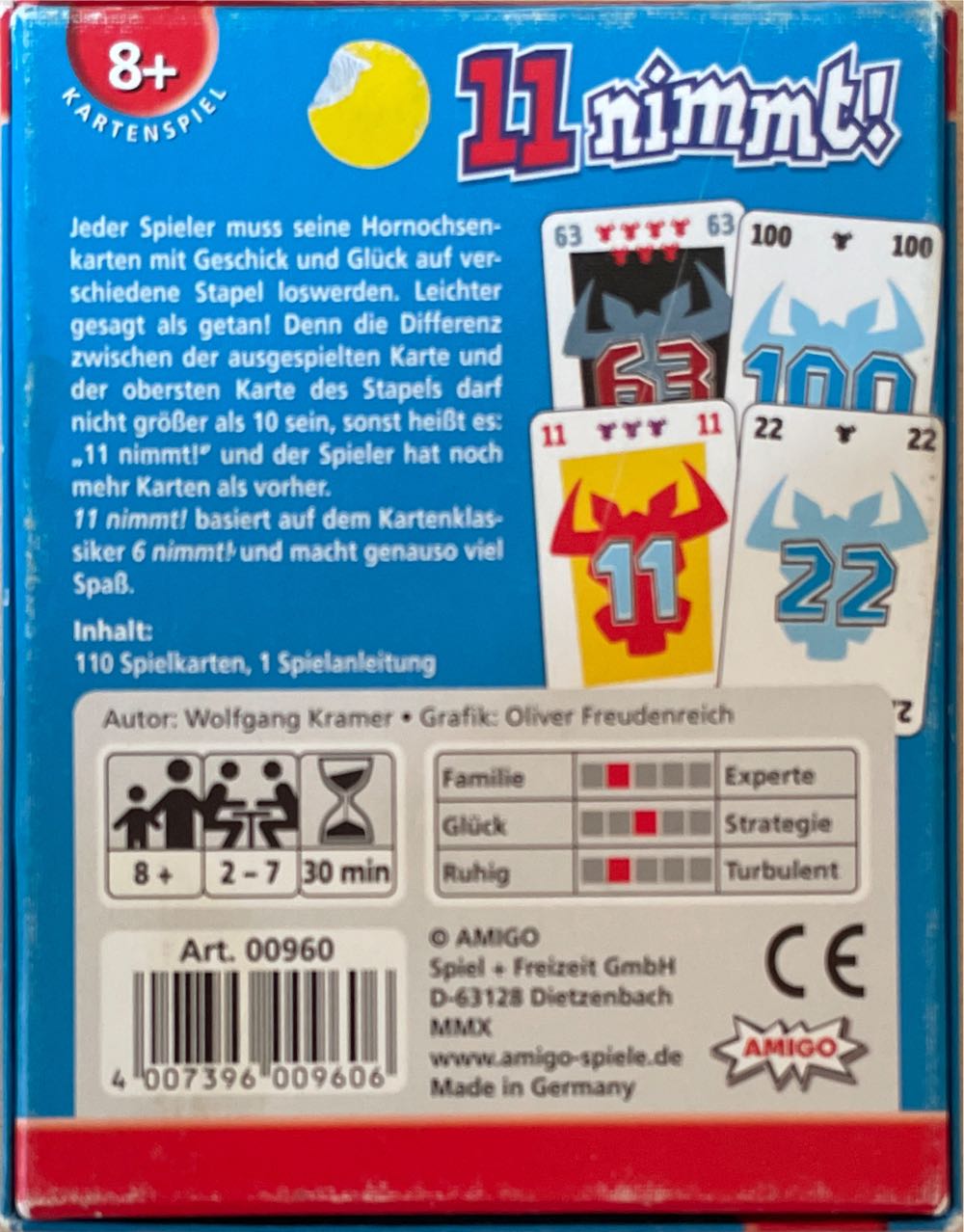 11 nimmt  (2-7) board game collectible [Barcode 4007396009606] - Main Image 2