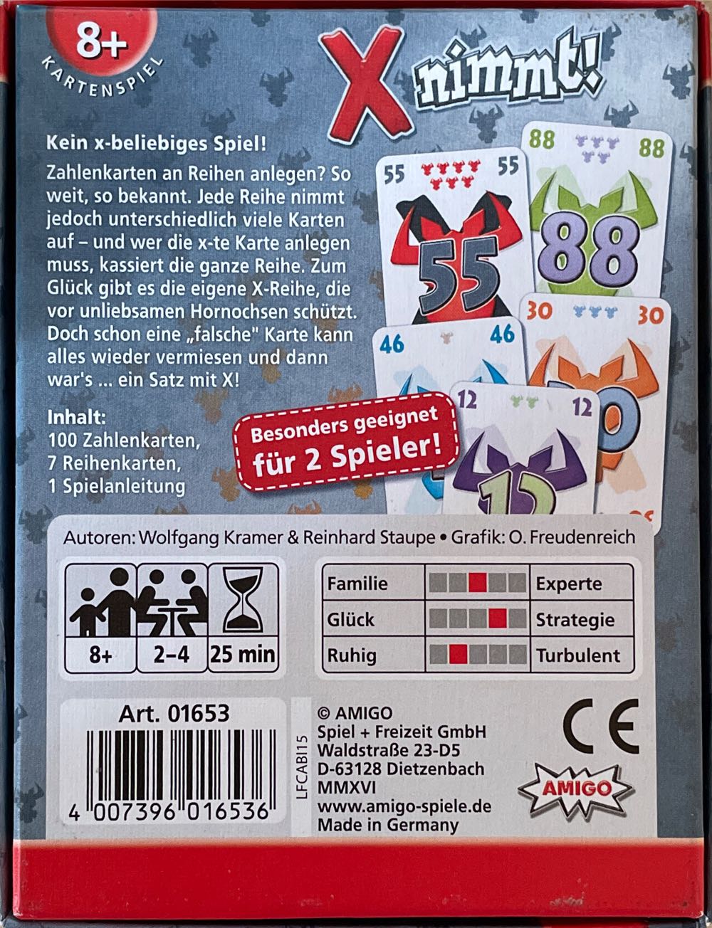 X nimmt  (2-4) board game collectible [Barcode 4007396016536] - Main Image 2