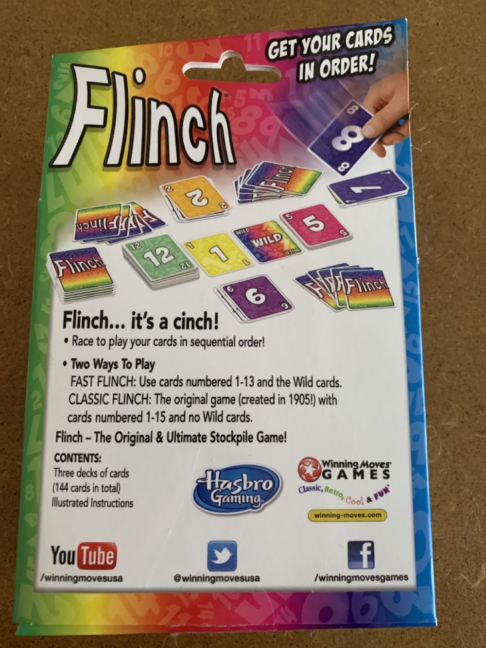 Flinch  (2-4) board game collectible [Barcode 714043012288] - Main Image 2
