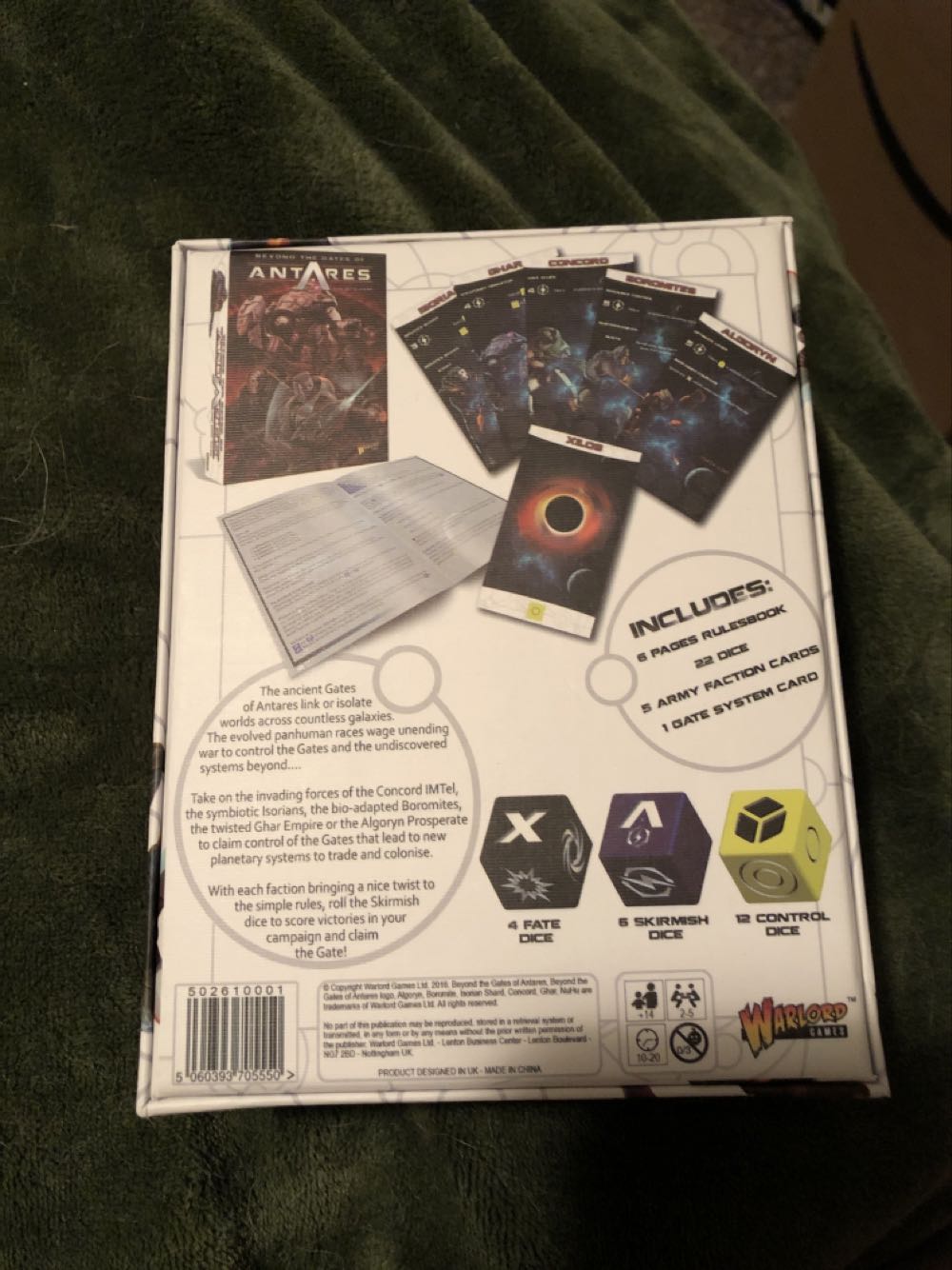 Beyond The Gates Of Antares  (2-5) board game collectible [Barcode 5060393705550] - Main Image 2