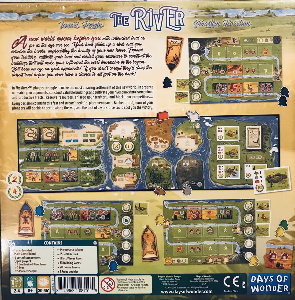 River, The  (2-4) board game collectible [Barcode 824968087015] - Main Image 2