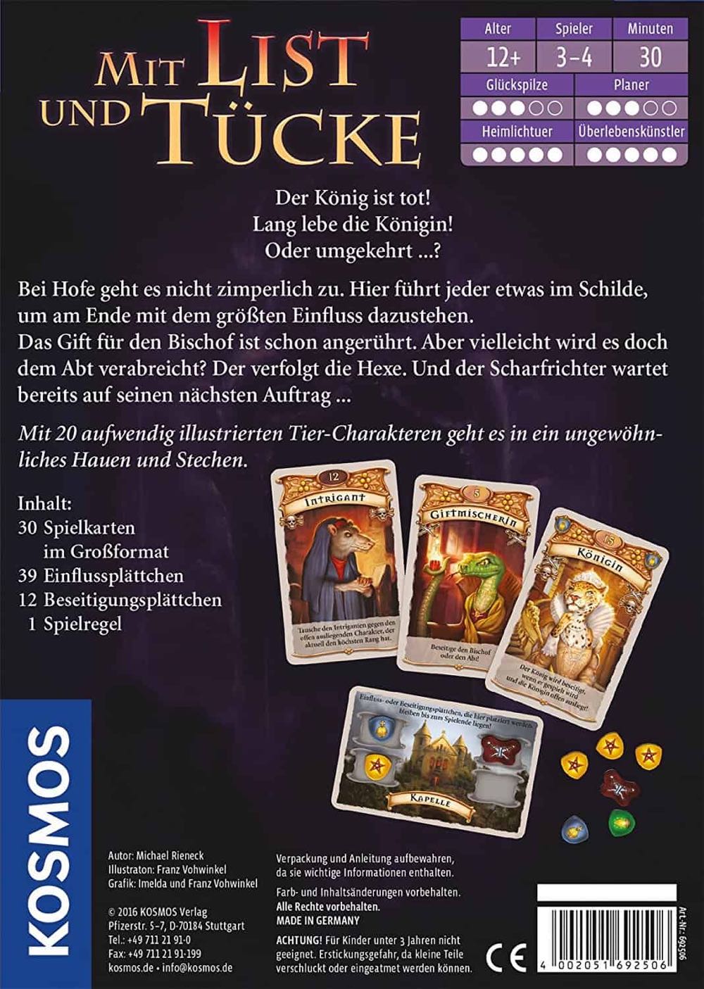Mit List und Tücke  (3-4) board game collectible [Barcode 4002051692506] - Main Image 2