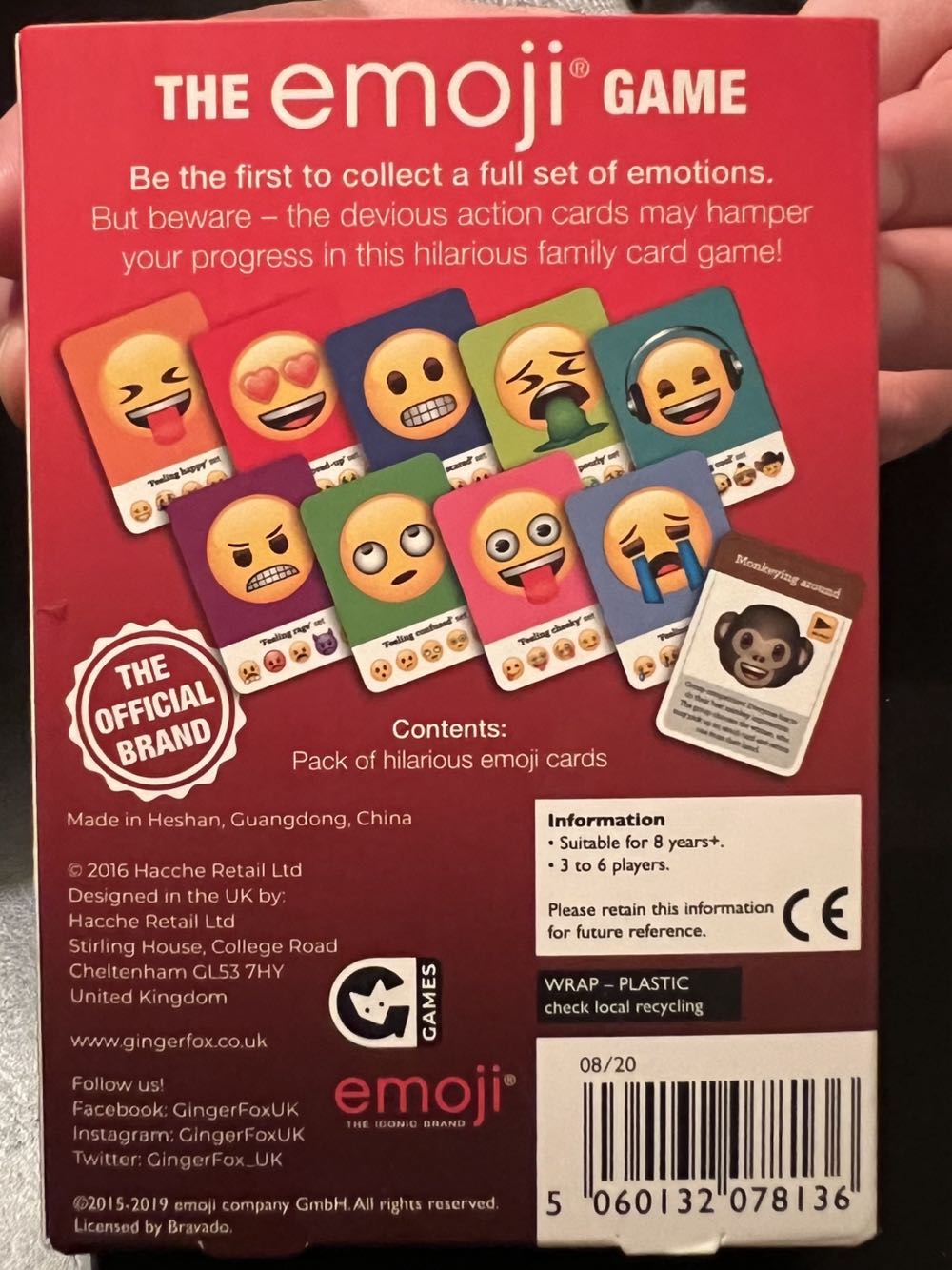 The Emoji Game  (3-6) board game collectible [Barcode 5060132078136] - Main Image 2