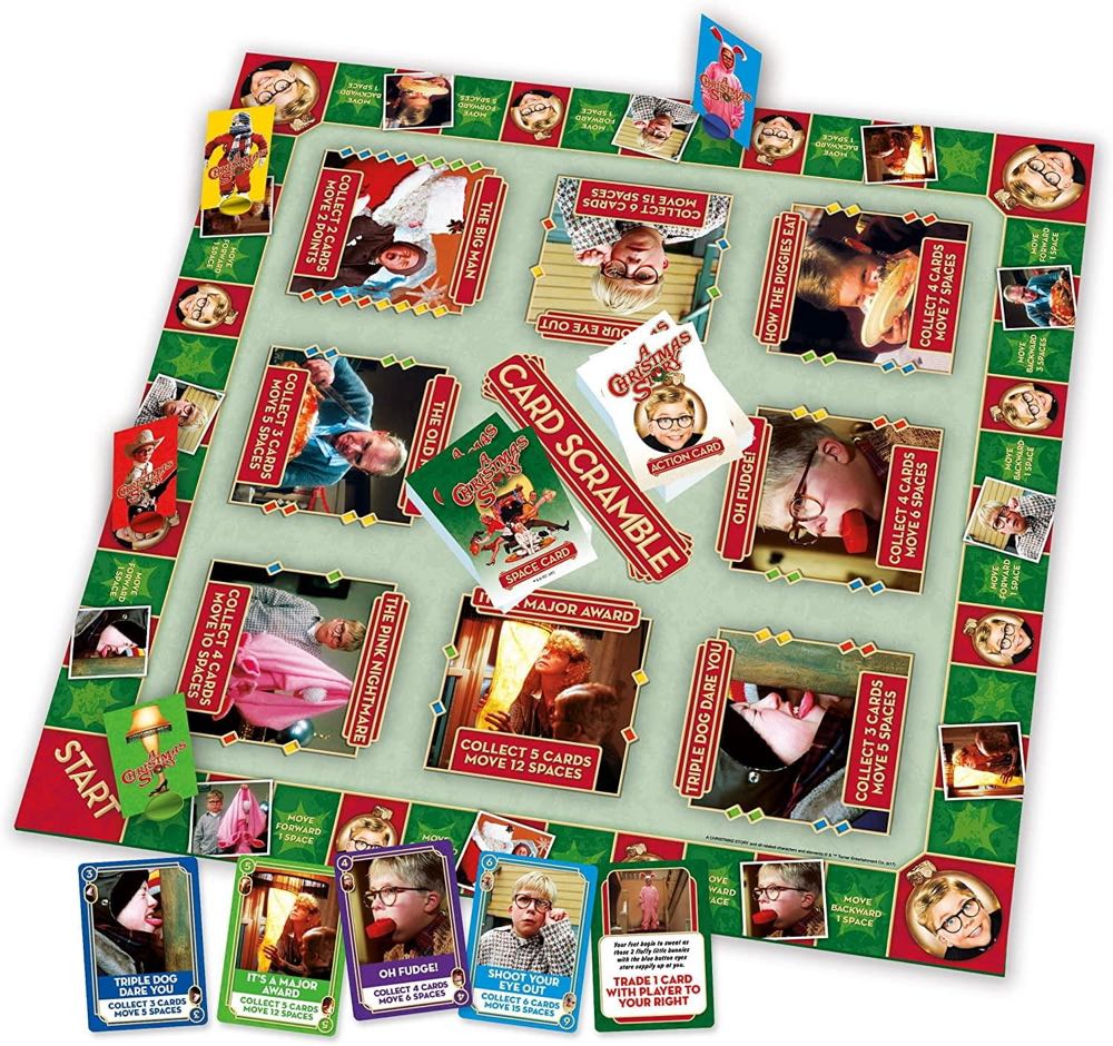 A Christmas Story Card Scramble  (2-4) board game collectible [Barcode 840391121188] - Main Image 4