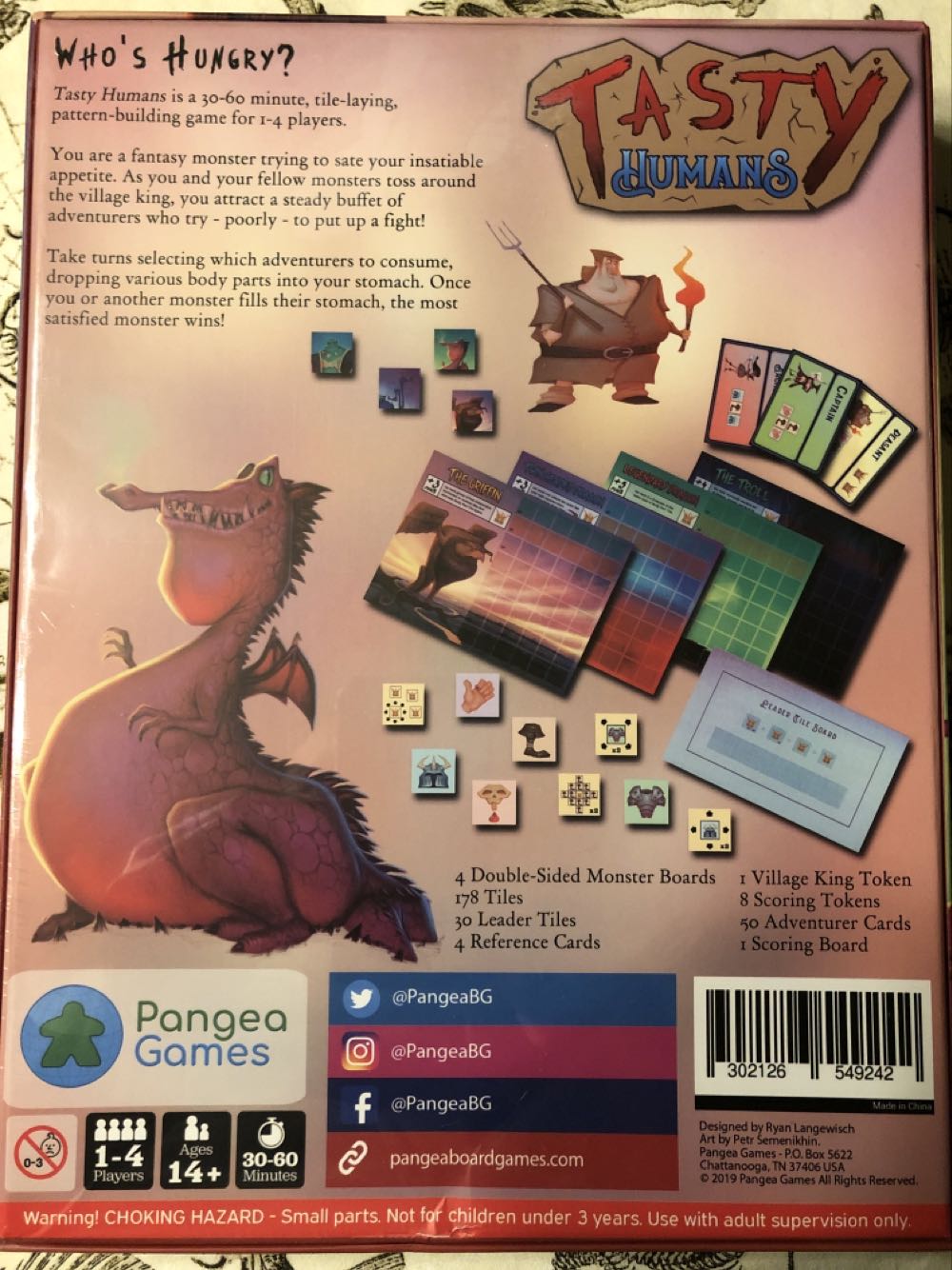 Tasty Humans  (1-4) board game collectible - Main Image 2