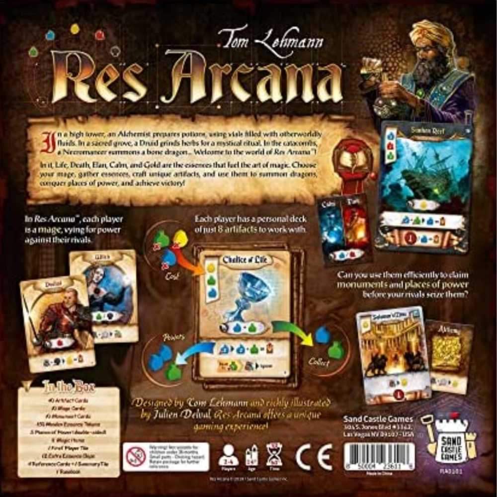 Res Arcana  (2-4) board game collectible [Barcode 850004236116] - Main Image 2