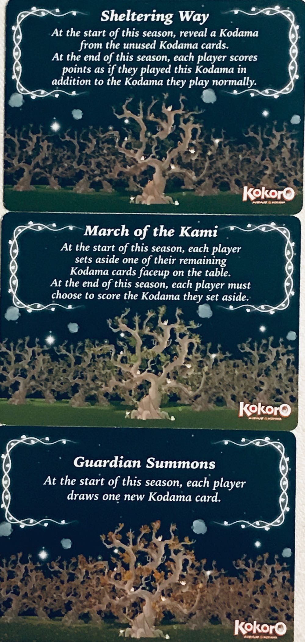 Kodama: The Tree Spirits - Kokoro Promo Pack  board game collectible - Main Image 3