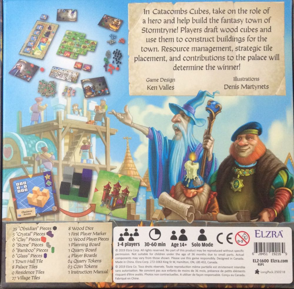 Catacombs Cubes  (1-4) board game collectible [Barcode 628451192169] - Main Image 2