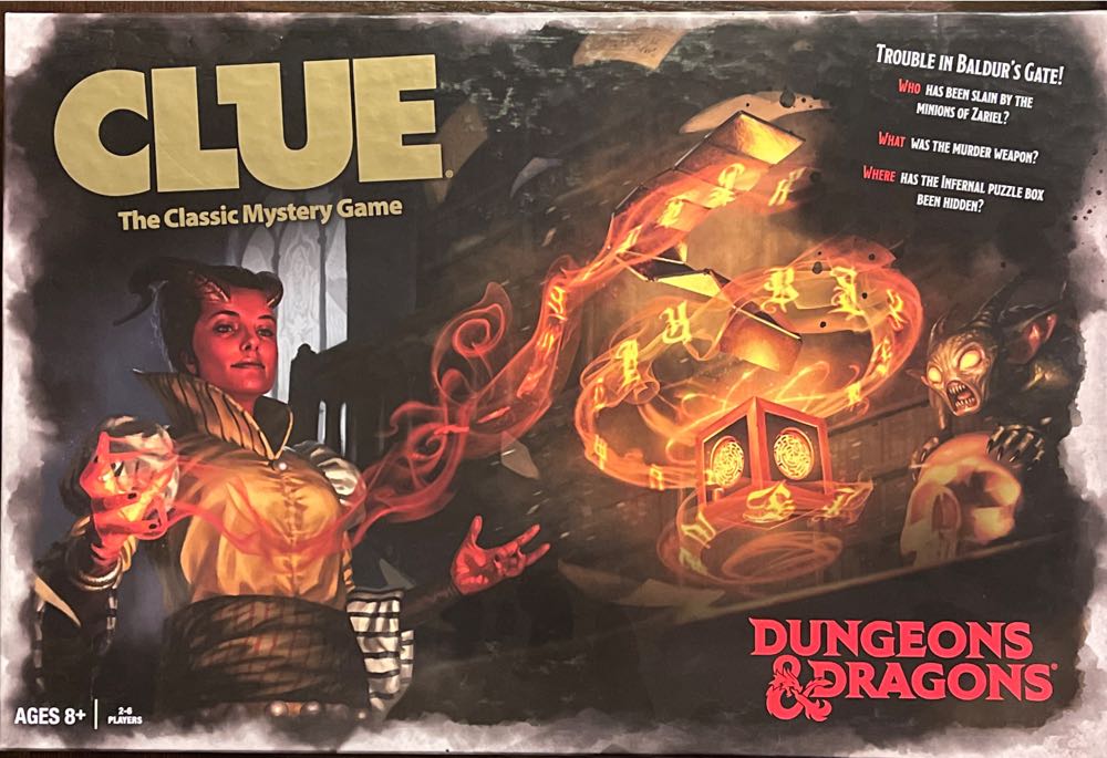 Clue Crossovers: CLUE® DUNGEONS & DRAGONS 3rd Edition  (2-6) board game collectible [Barcode 700304152220] - Main Image 2
