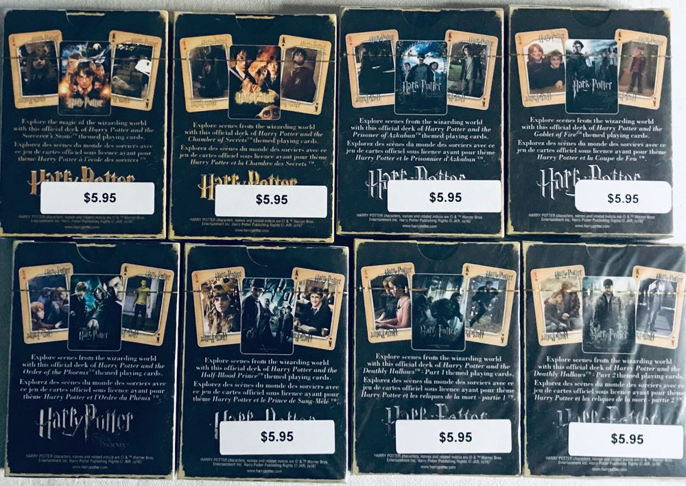 Harry Potter and the Chamber of Secrets Playing Cards  board game collectible [Barcode 840391112391] - Main Image 3