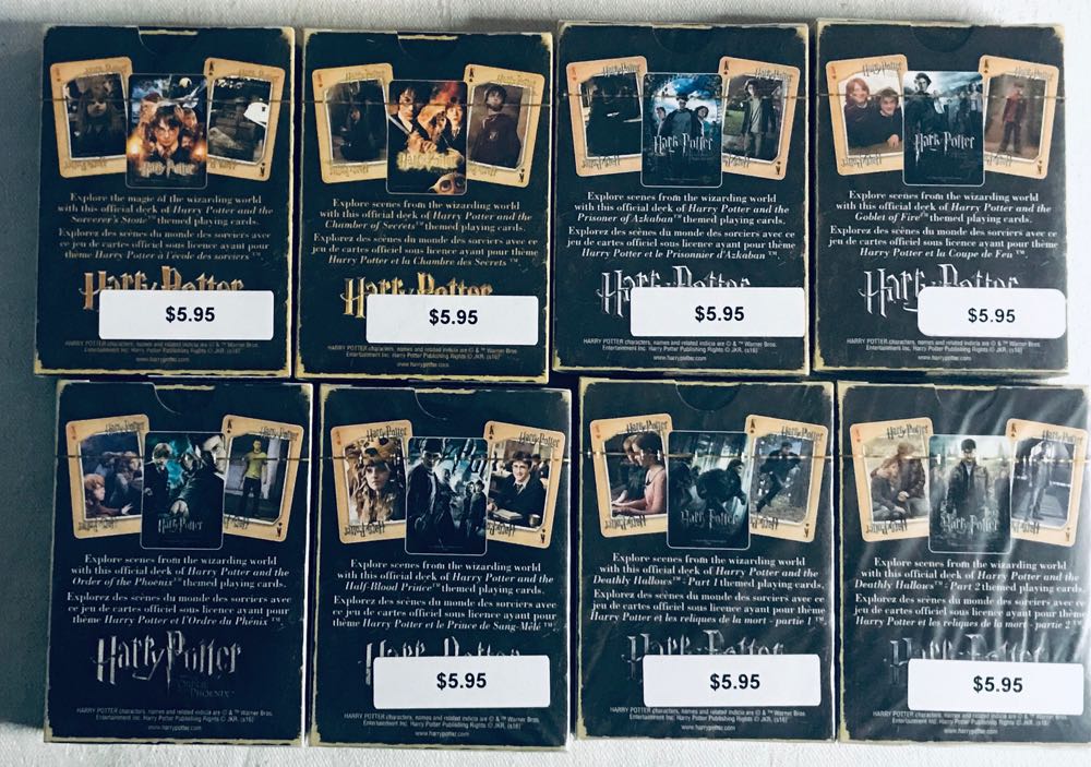 Harry Potter and the Goblet of Fire Playing Cards  board game collectible [Barcode 840391112414] - Main Image 3