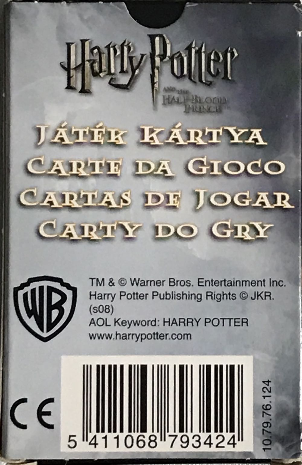 Harry Potter and the Half-Blood Prince Playing Cards  board game collectible [Barcode 5411068793424] - Main Image 2