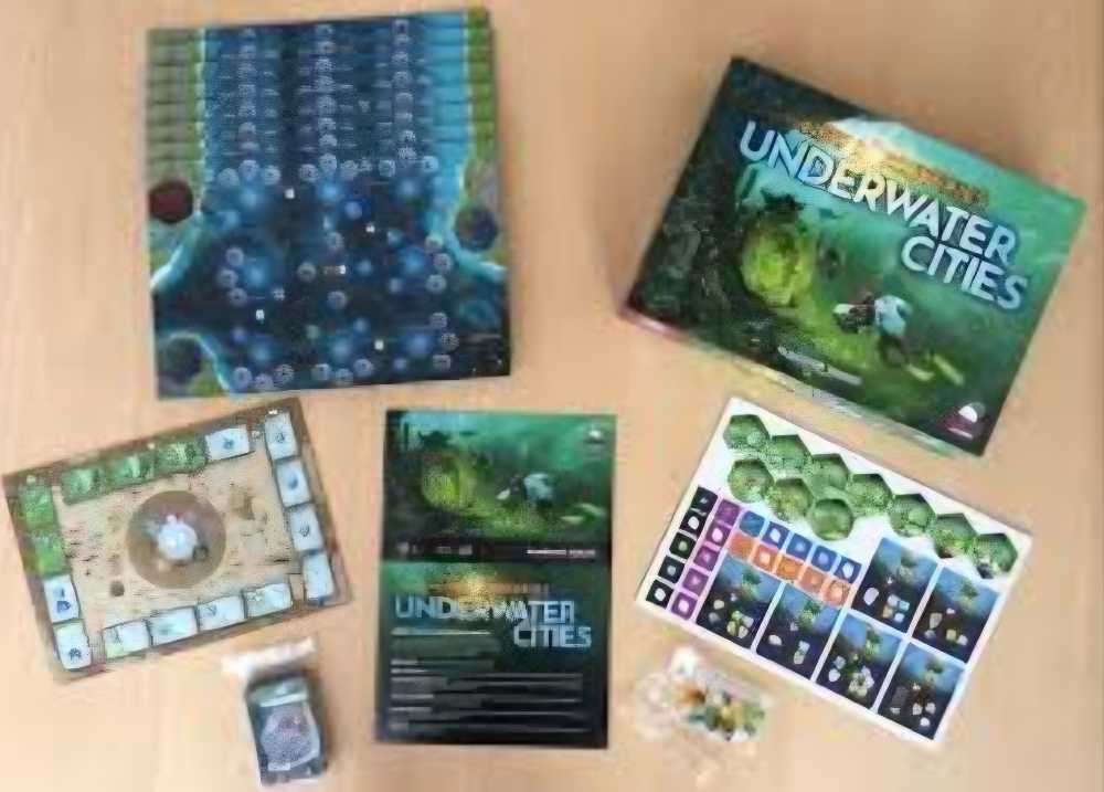 Underwater Cities: New Discoveries  (1-4) board game collectible [Barcode 655132005876] - Main Image 3