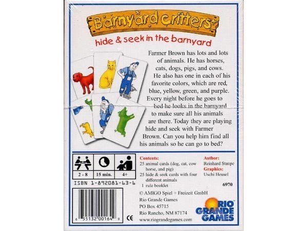 Barnyard Critters  (2-8) board game collectible [Barcode 655132001649] - Main Image 2