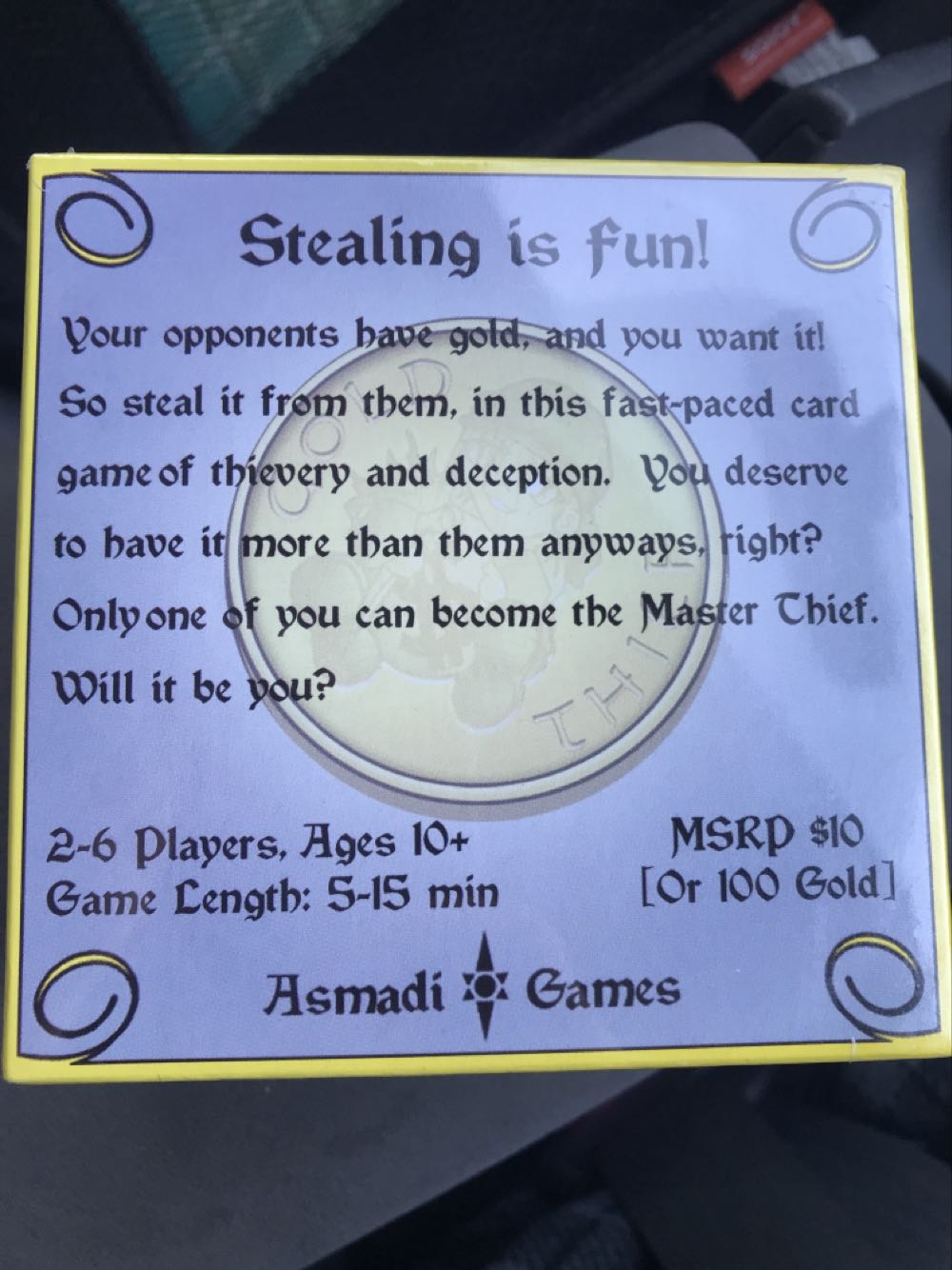 Gold Thief  (2-6 Players) board game collectible [Barcode 094922514912] - Main Image 2