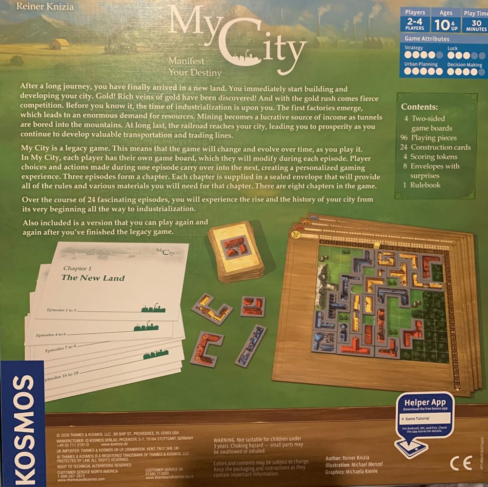 My City  (2,3,4) board game collectible [Barcode 814743015043] - Main Image 2