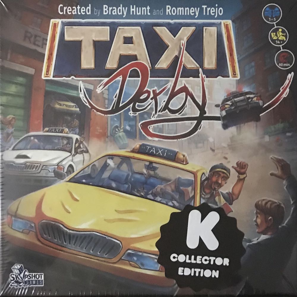 Taxi Derby - Kickstarter Edition  (1-5) board game collectible [Barcode 664918993290] - Main Image 2