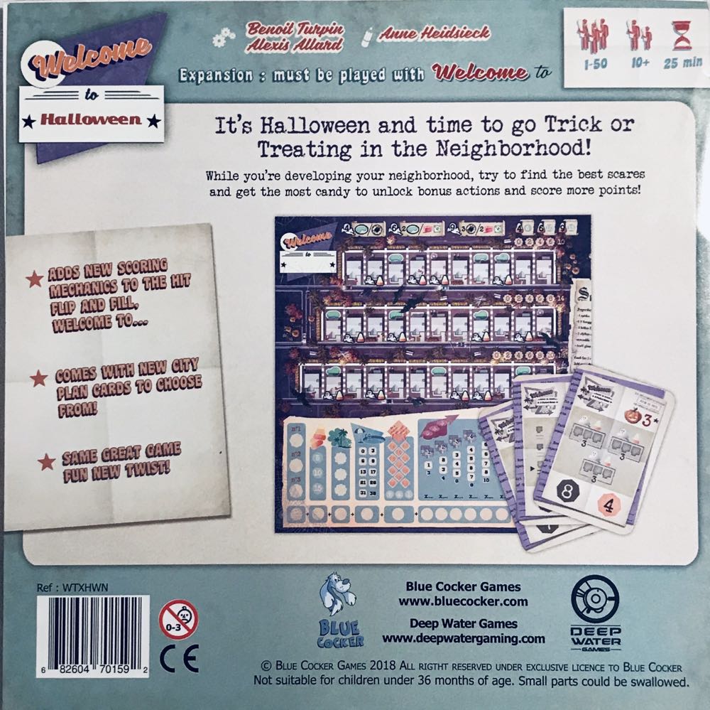 Welcome: Halloween  (1-50) board game collectible [Barcode 682604701592] - Main Image 2