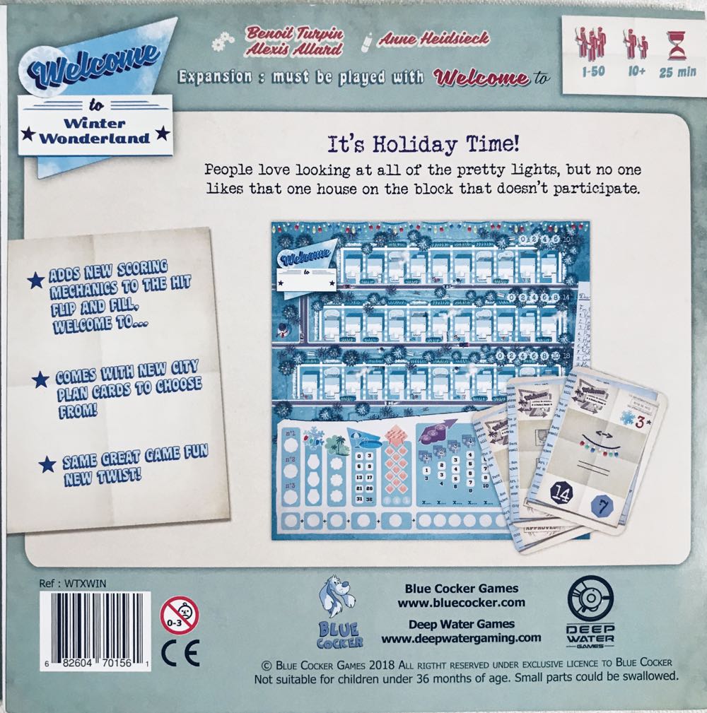 Welcome: Winter Wonderland  (1-50) board game collectible [Barcode 682604701561] - Main Image 2
