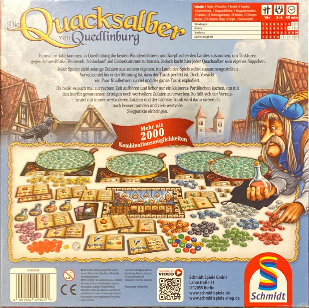 Der Quacksalber von Quedlinburg  (2-4) board game collectible [Barcode 4001504493417] - Main Image 3