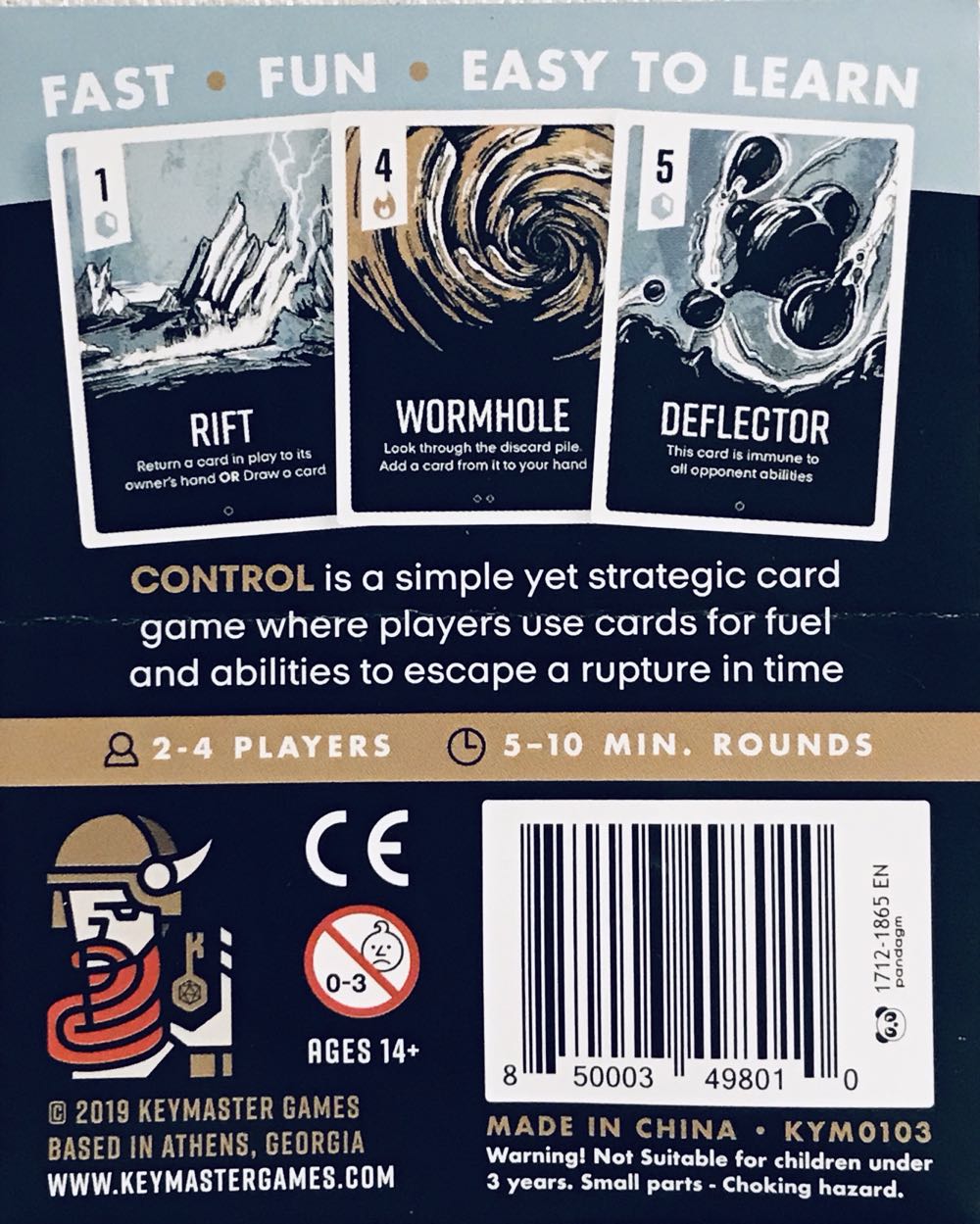 Control (2nd Edition)  (2-4) board game collectible [Barcode 850003498010] - Main Image 2