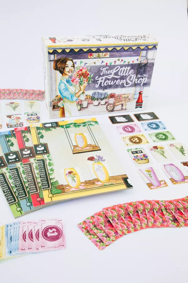 Little Flower Shop: Kickstarter Edition  (1-4) board game collectible [Barcode 740120773247] - Main Image 4