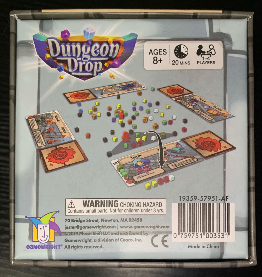 Dungeon Drop  (1-4) board game collectible [Barcode 759751003531] - Main Image 2